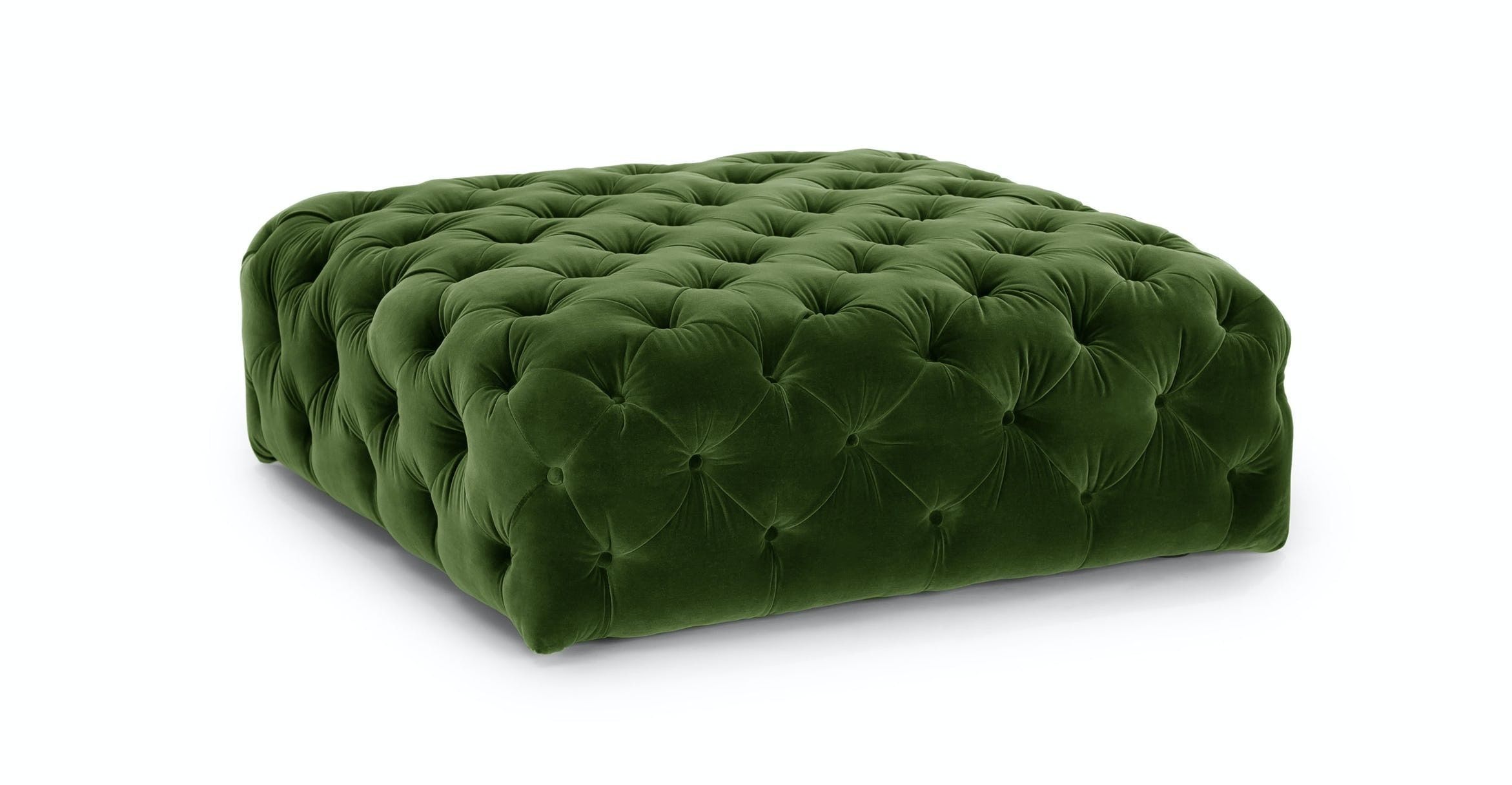 Ottoman velvet Low-poly 3D model_3