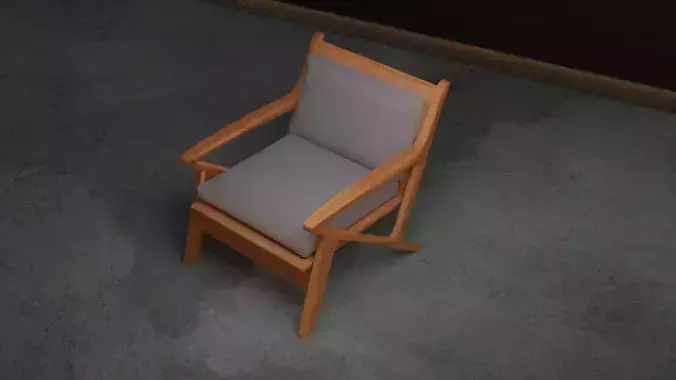 Wooden Modern Lounge Chair