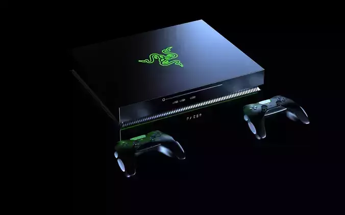 Razer Gaming console Free 3D model