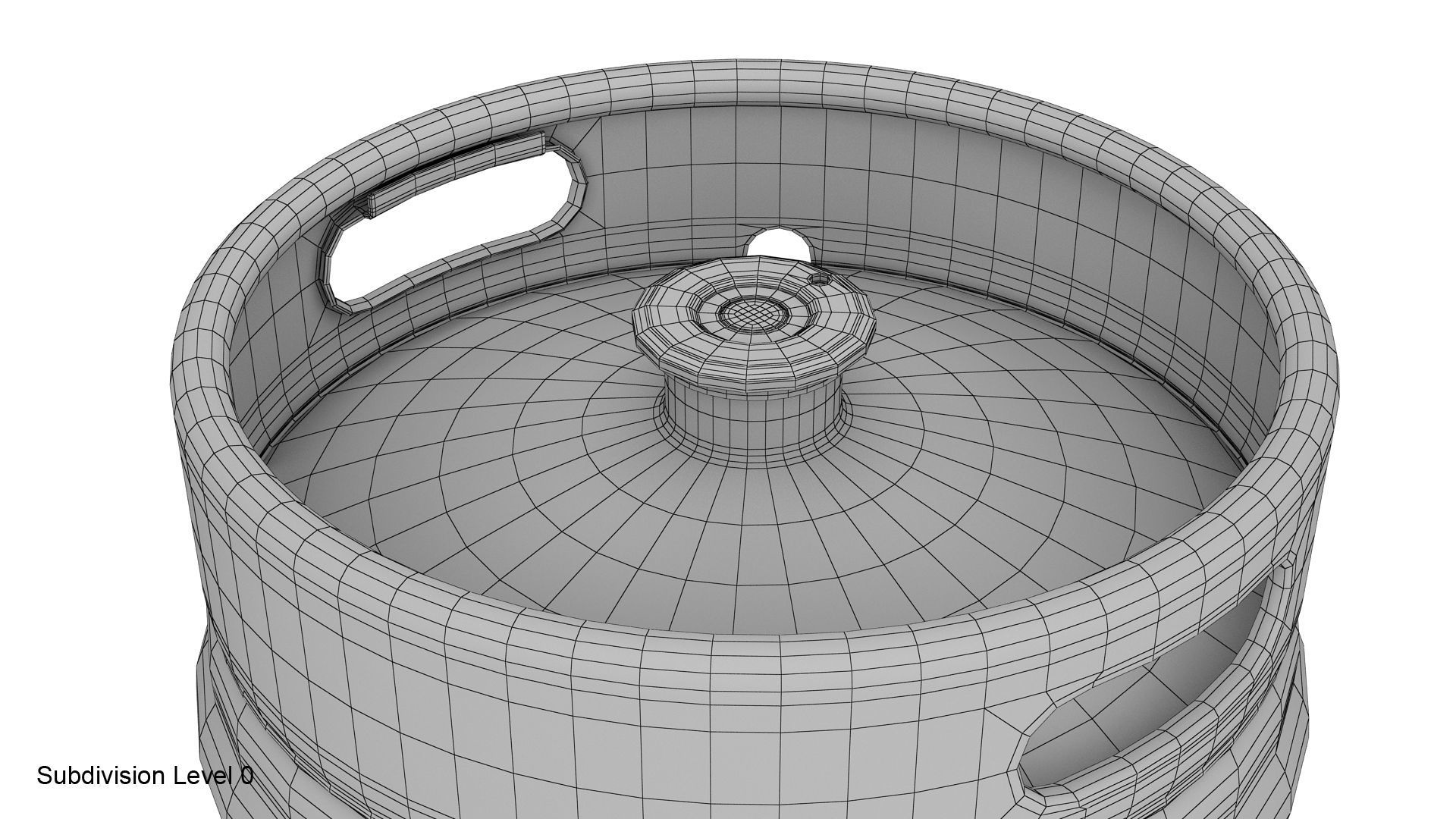 Beer keg set 3D model_32