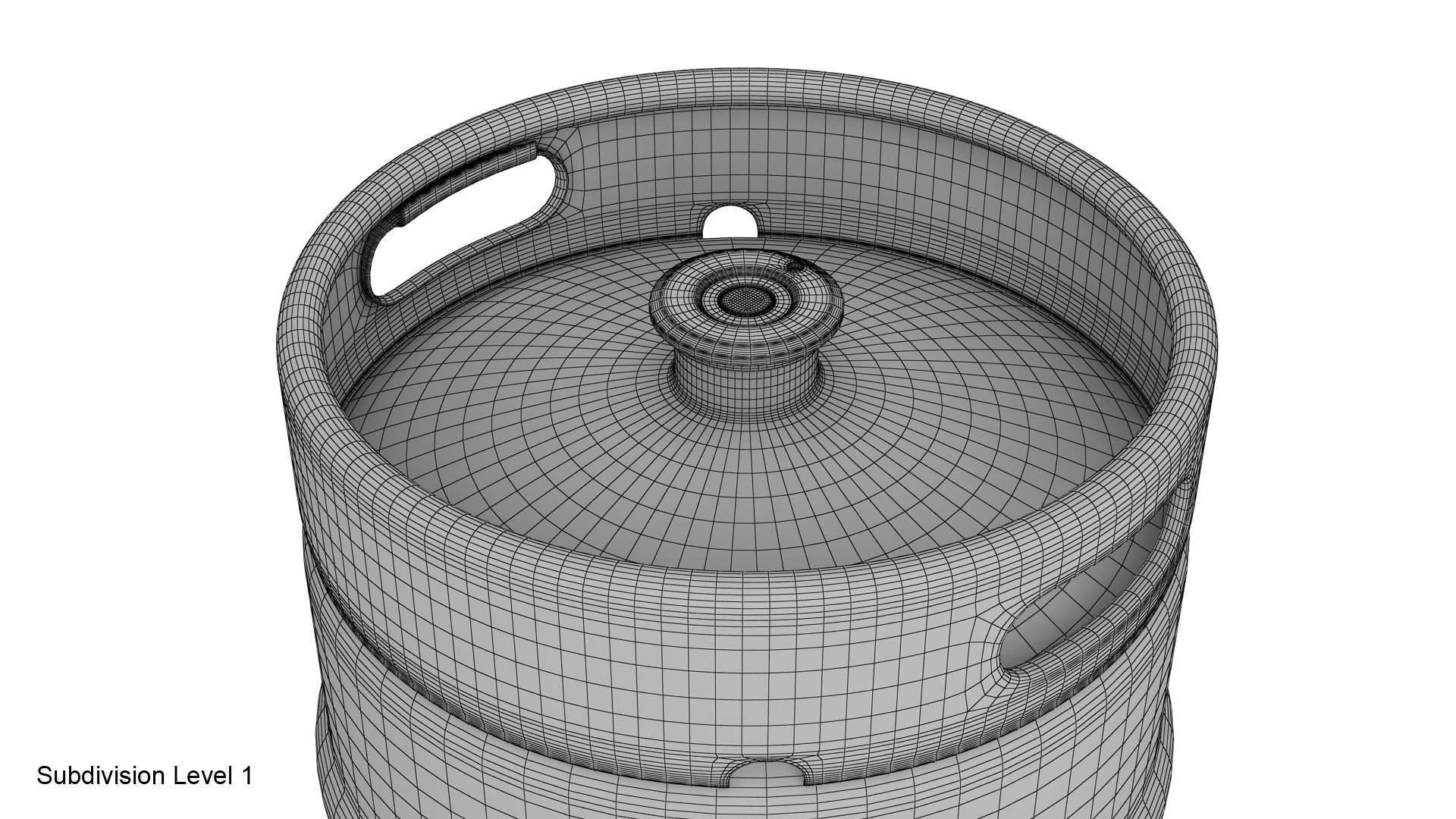 Beer keg set 3D model_27