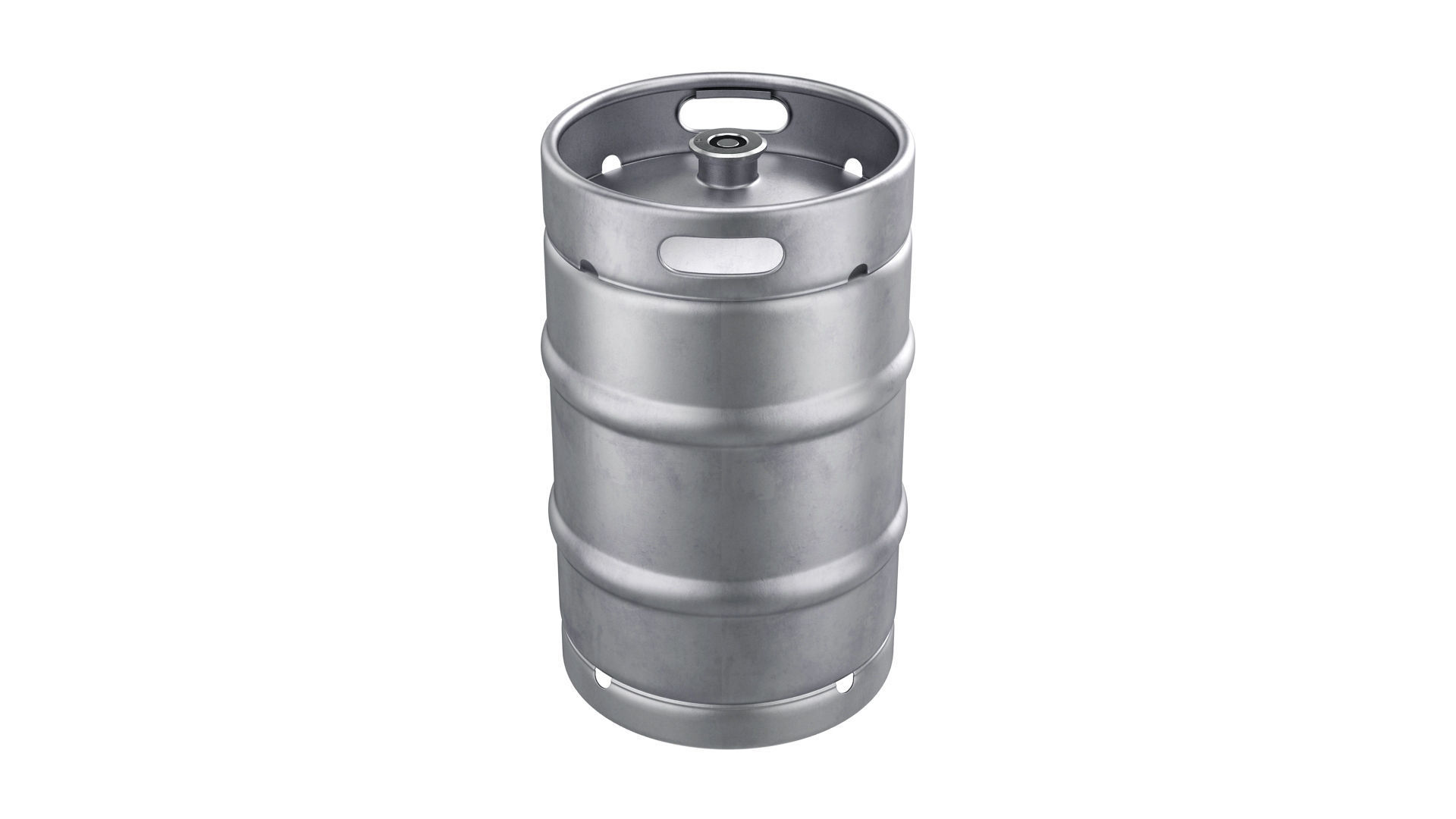 Beer keg set 3D model_4