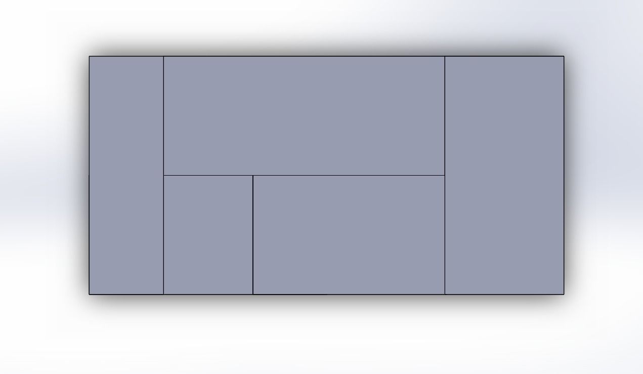 3D puzzle square 3D print model_7