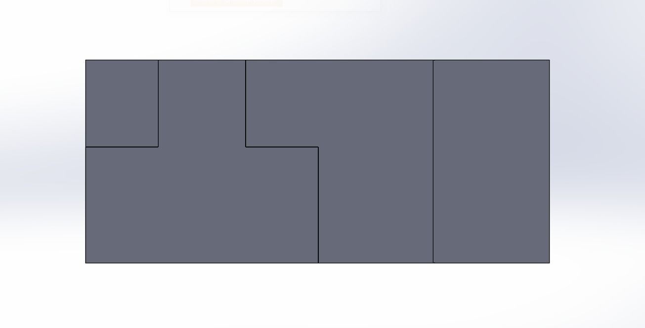 3D puzzle square 3D print model_5