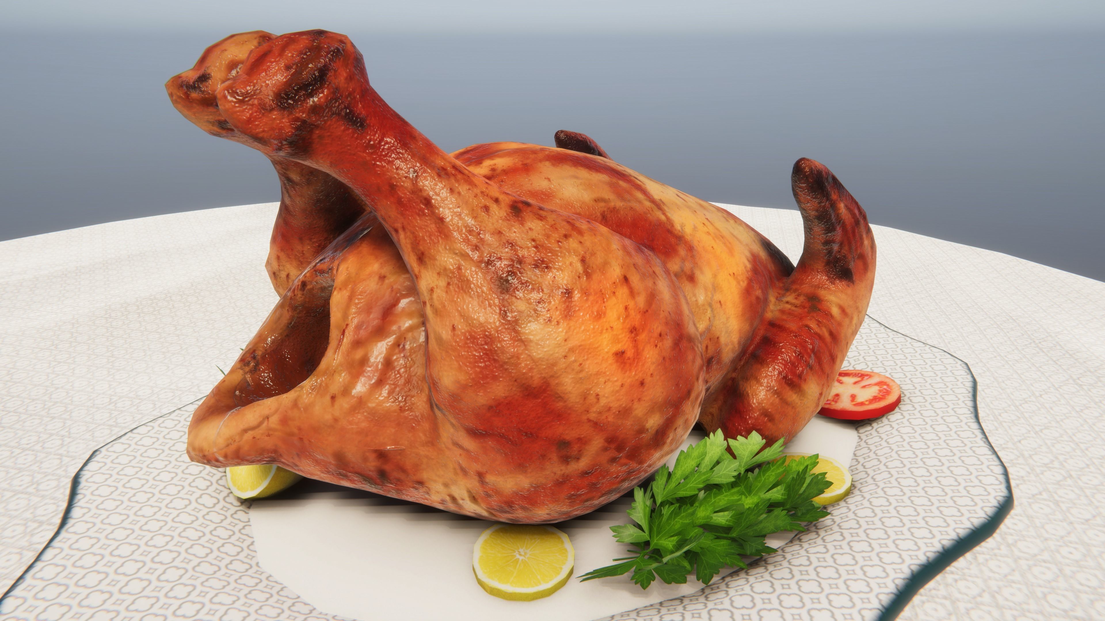 Chicken Pack Low-poly 3D model_4