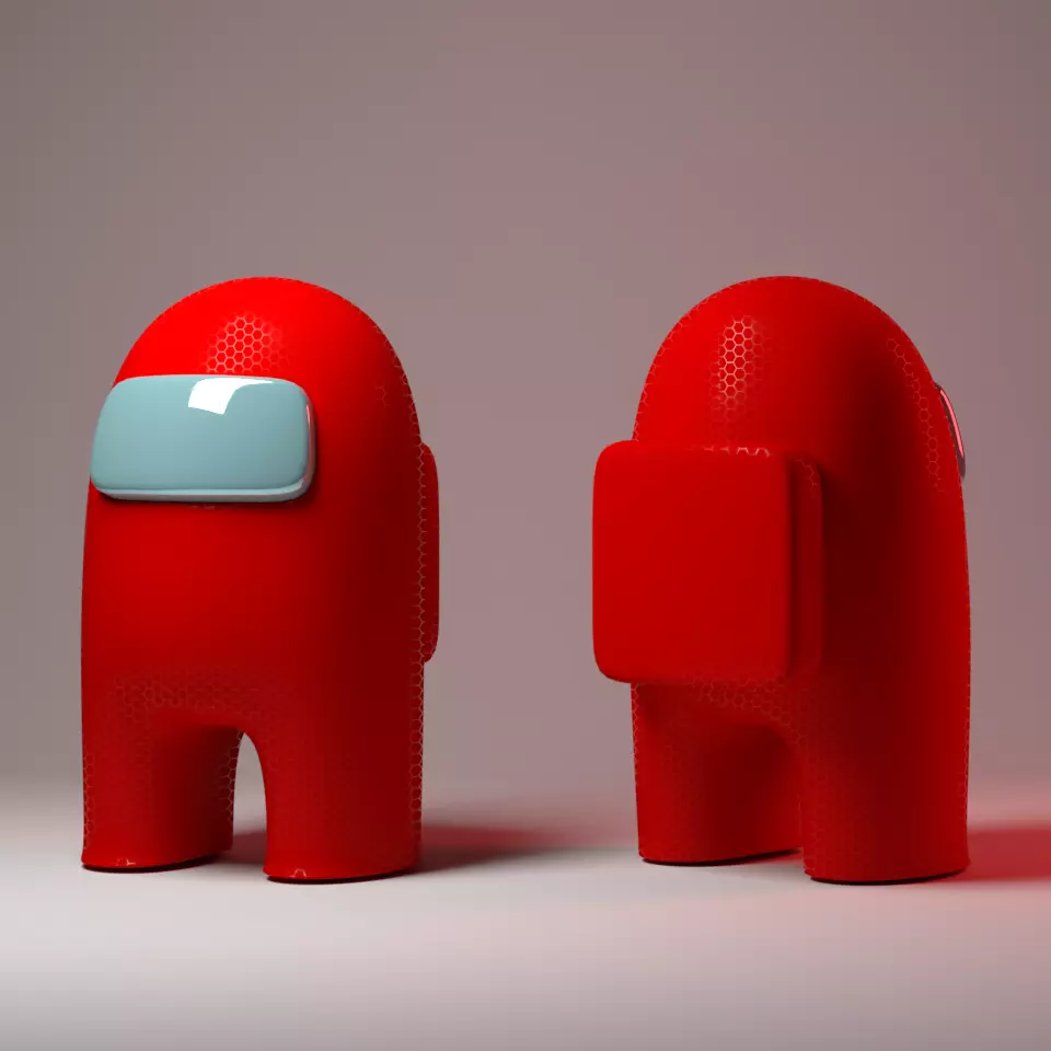 Among us  3d model Low-poly 3D model_0