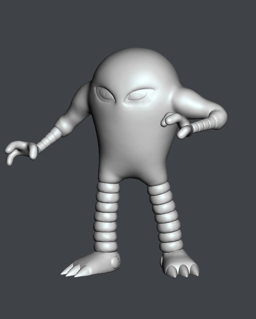 HITMONLEE POKEMON FANART MODEL 3D print model_3