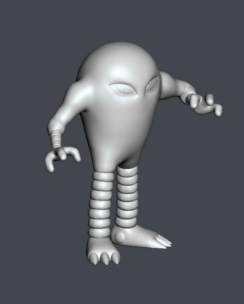 HITMONLEE POKEMON FANART MODEL 3D print model_11