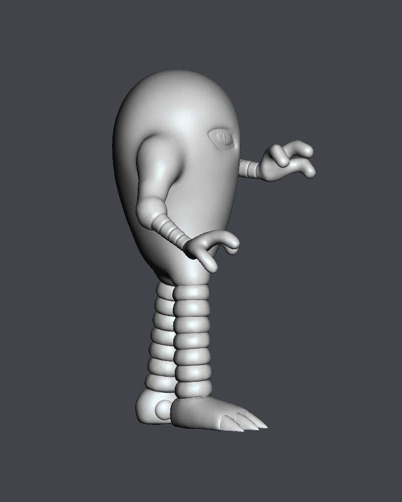 HITMONLEE POKEMON FANART MODEL 3D print model_10