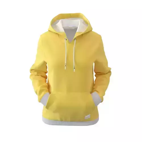 Female Hoodie  3D model