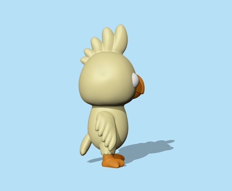 Funny Bird 3D print model_2