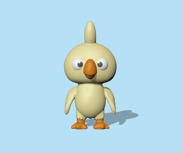 Funny Bird 3D print model