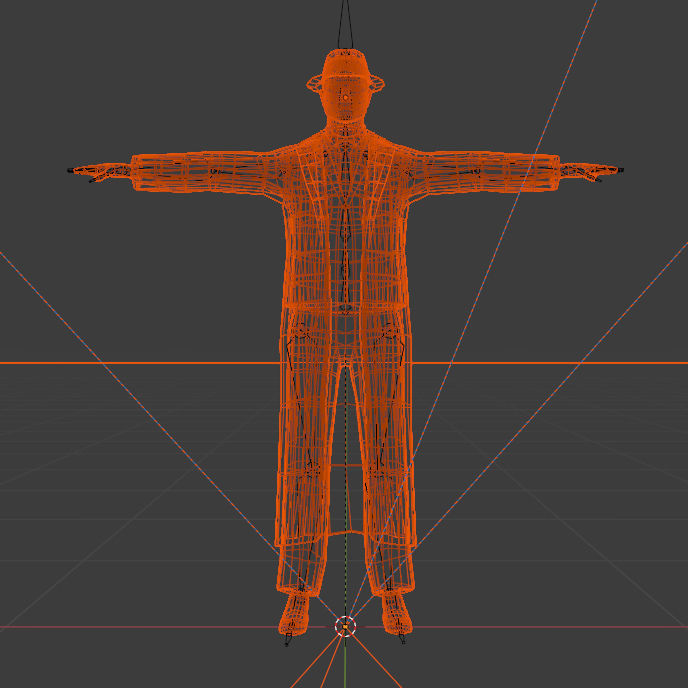 Simply Stylized Male Detective Low-poly 3D model Low-poly 3D model_5