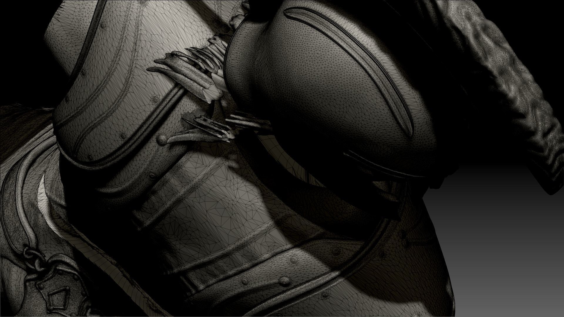 Achilles Warrior Printable Model  3D print model_16