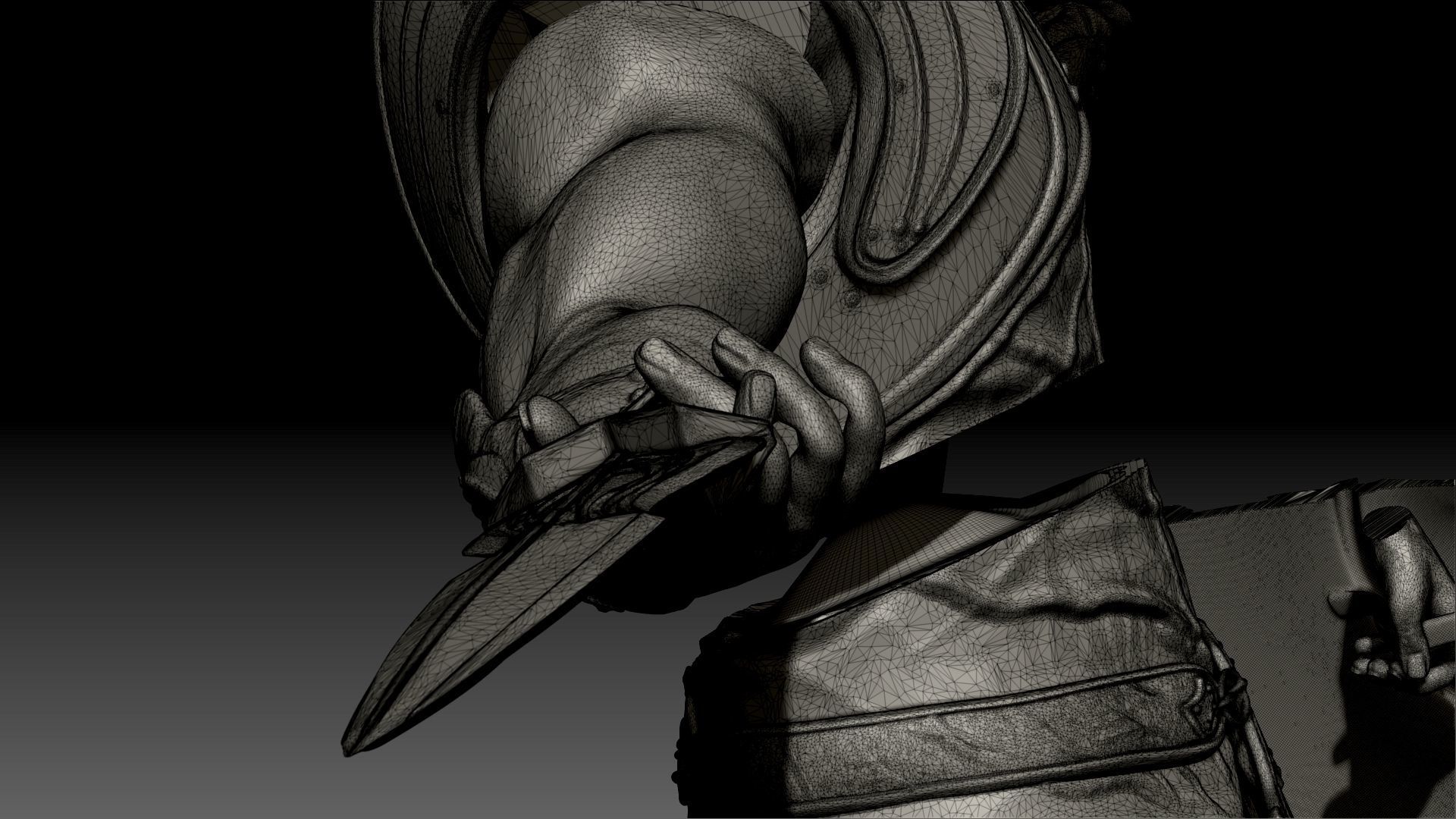 Achilles Warrior Printable Model  3D print model_15