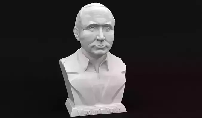 vladimir putin statue bust