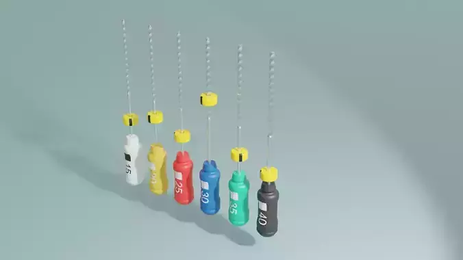 Endodontic files - dental instruments