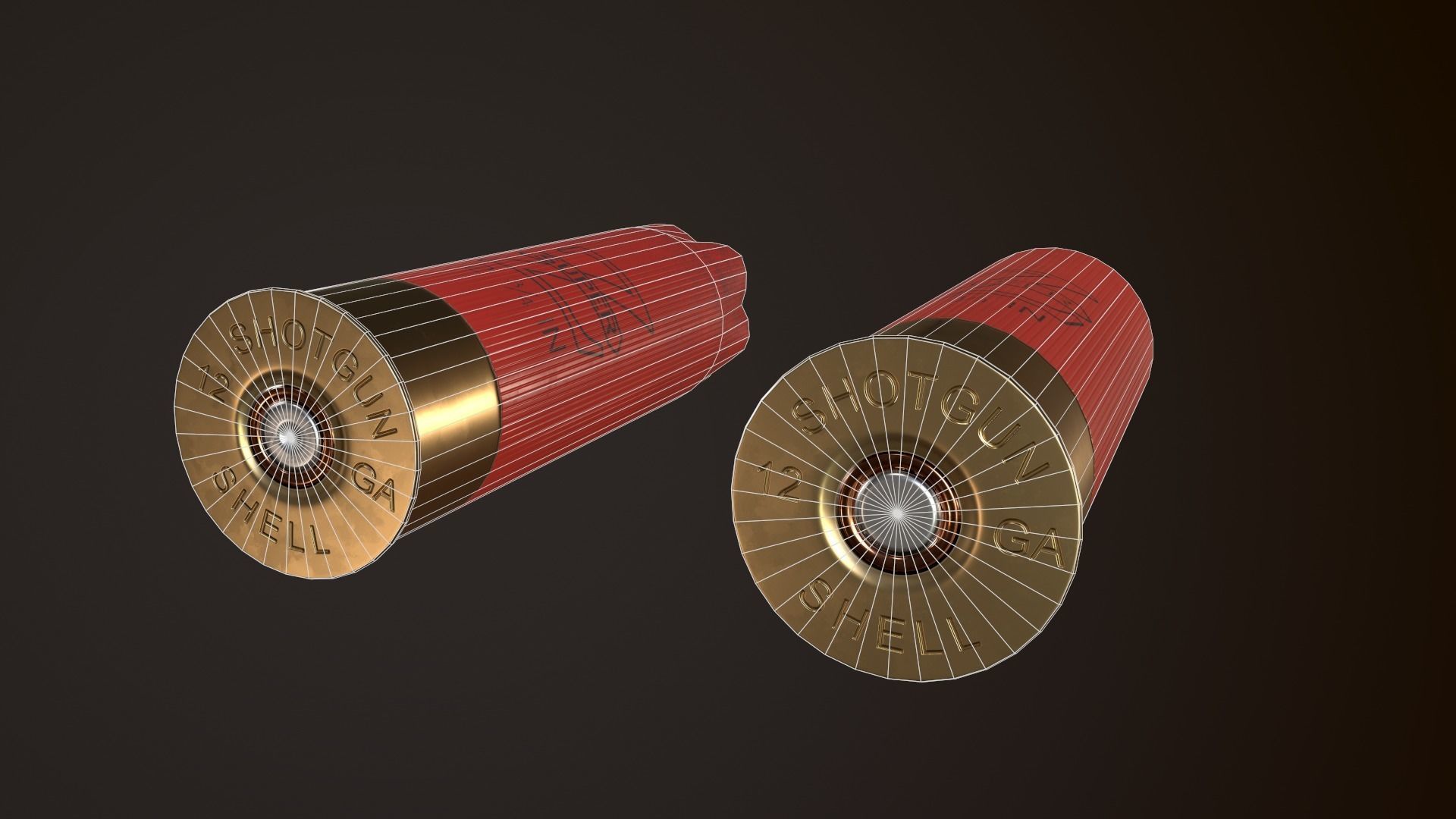 3D model 12ga Shotgun Shell VR / AR / low-poly | CGTrader