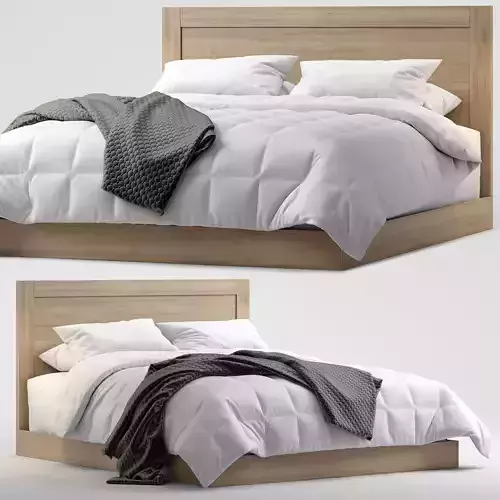 Modern double bed 9