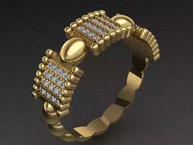 Tiffany Style Engagement Ring With Diamonds