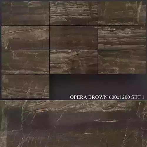 Peronda Opera Brown 600x1200 Set 1 3D model