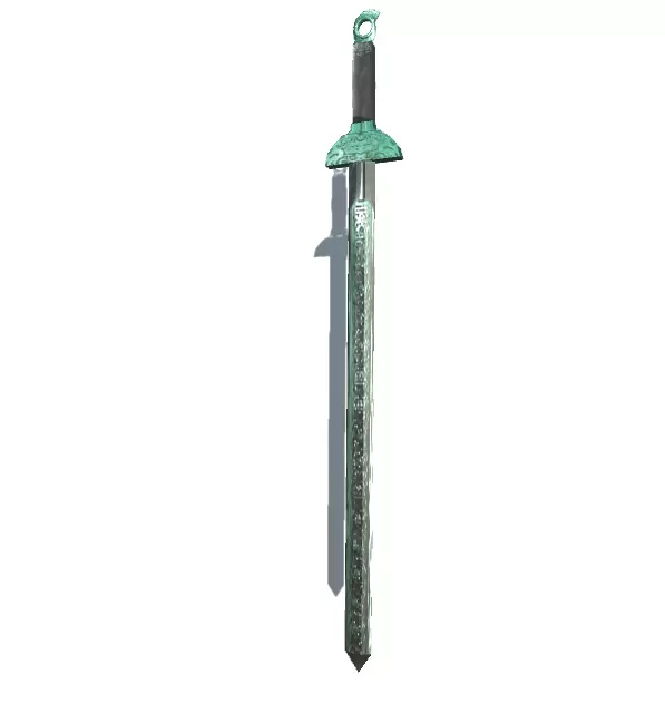 Green Destiny Free low-poly 3D model_0