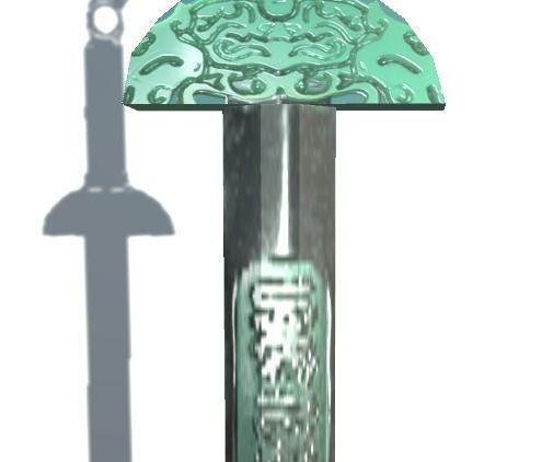 Green Destiny Free low-poly 3D model_2