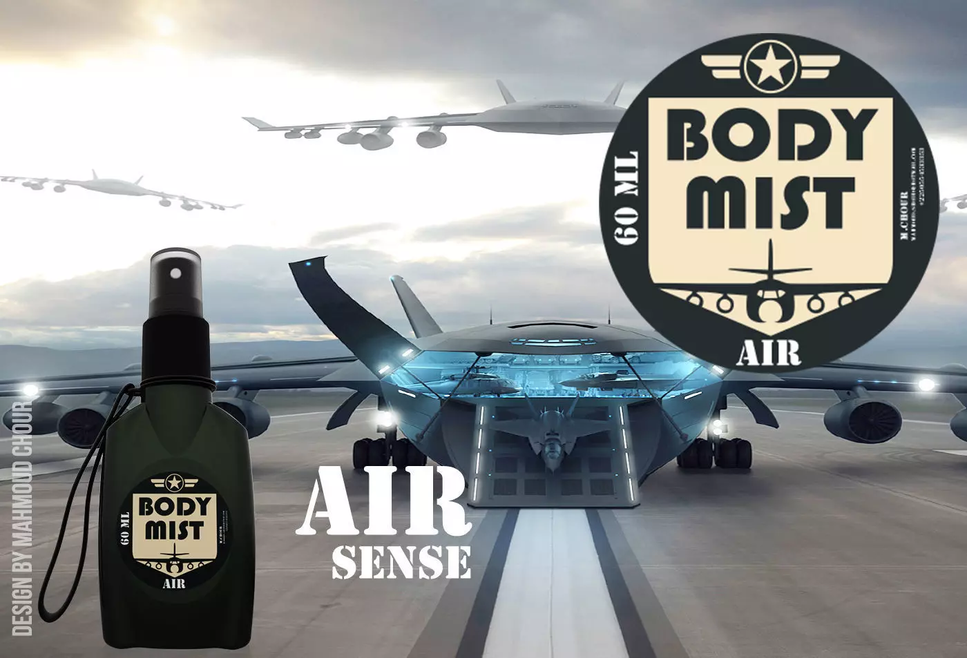 BODY MIST BOTTLE 3D model