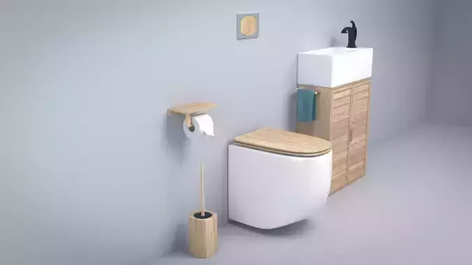 3ds Max Water closet pack