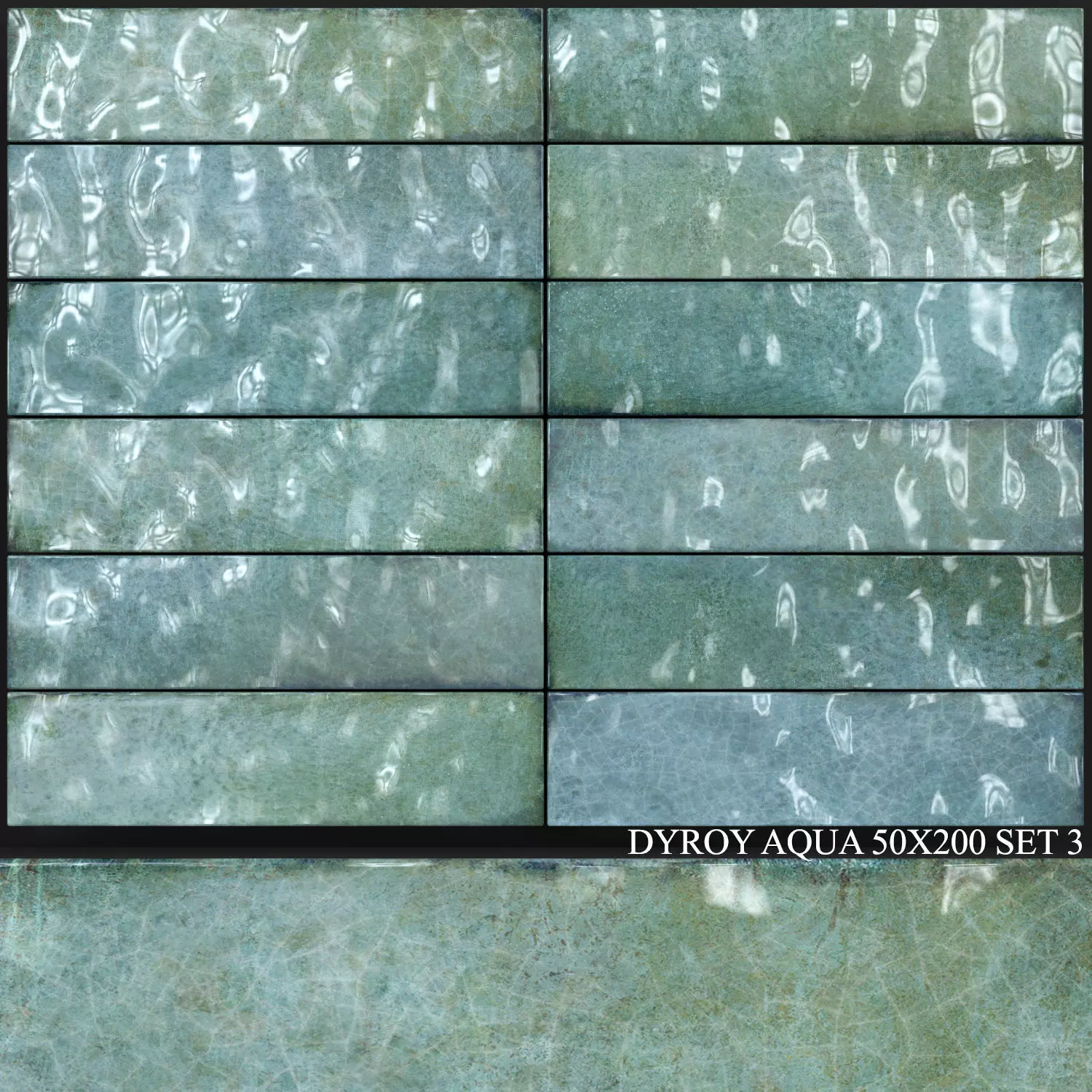 Peronda Dyroy Aqua 50x200 Set 3 3D model