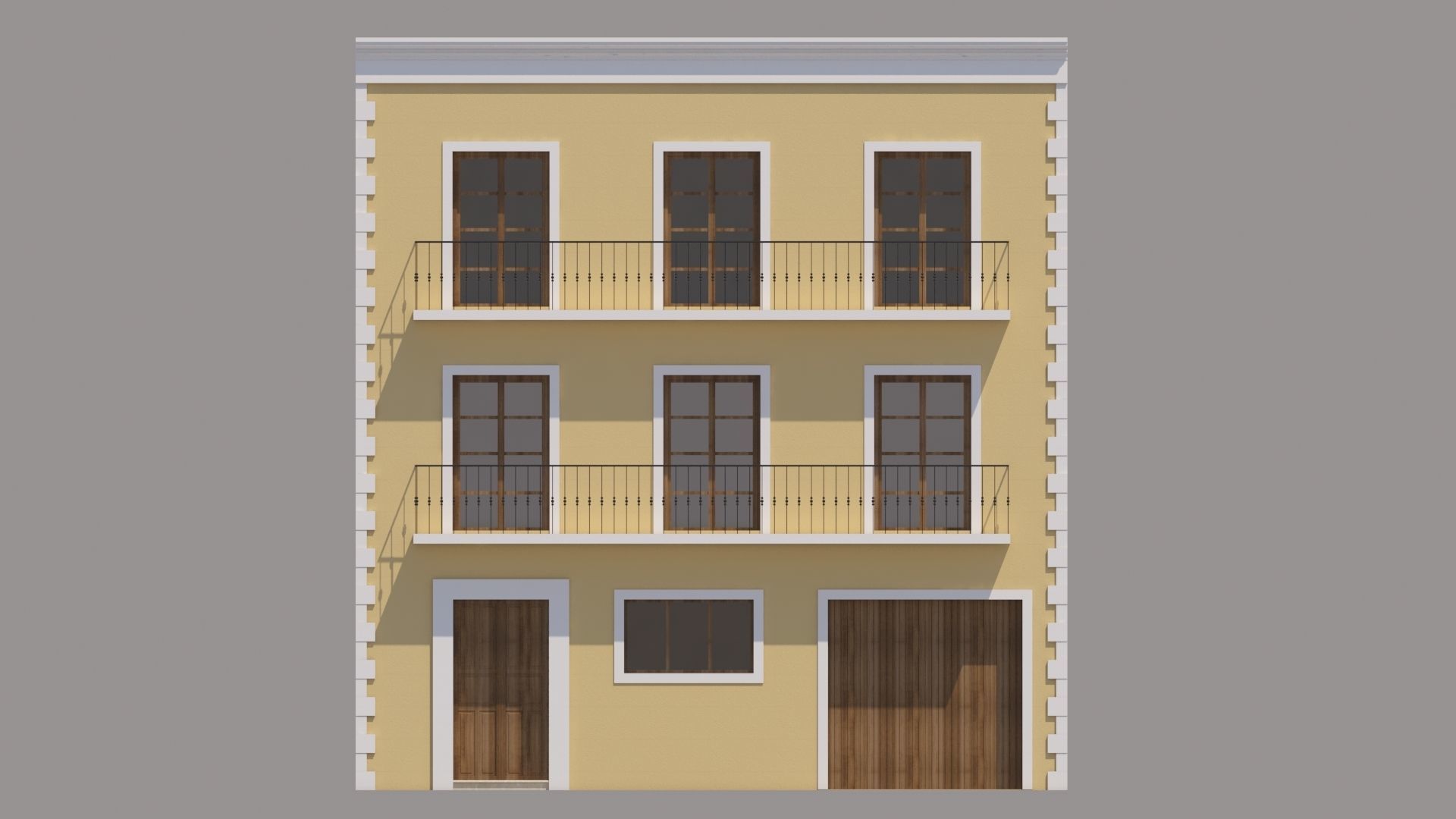 Mexican House 3D model_6