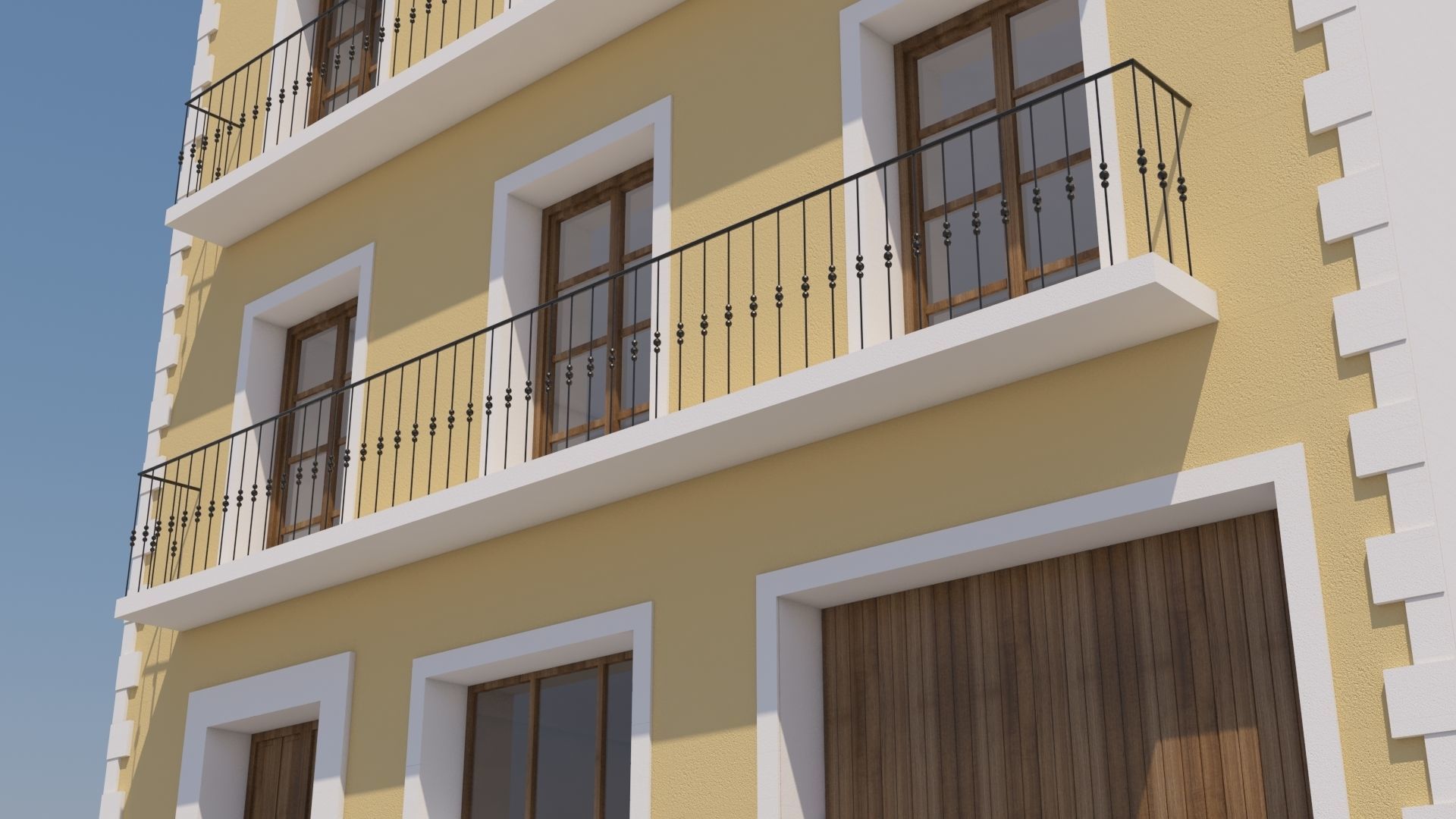 Mexican House 3D model_2