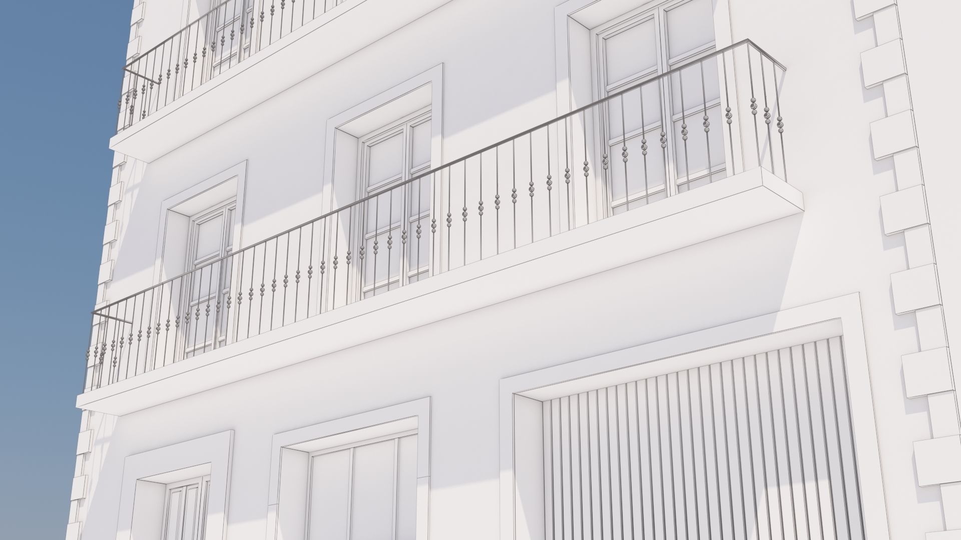 Mexican House 3D model_9