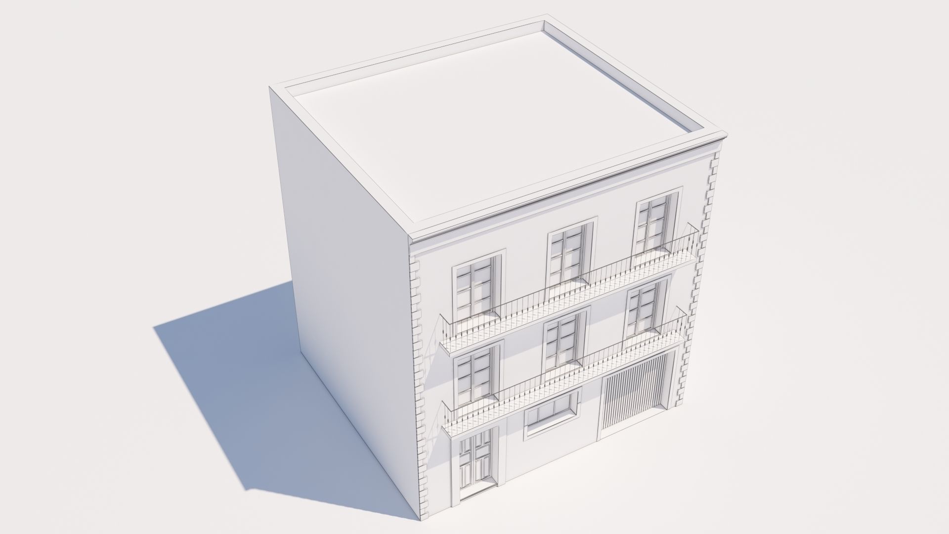 Mexican House 3D model_10