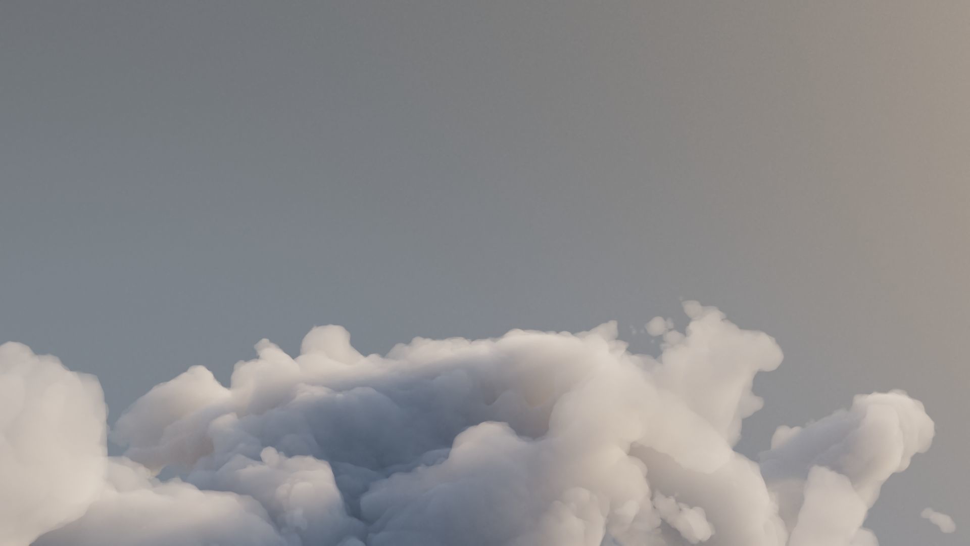 Cloud Polygon Blender 3 3D model_5