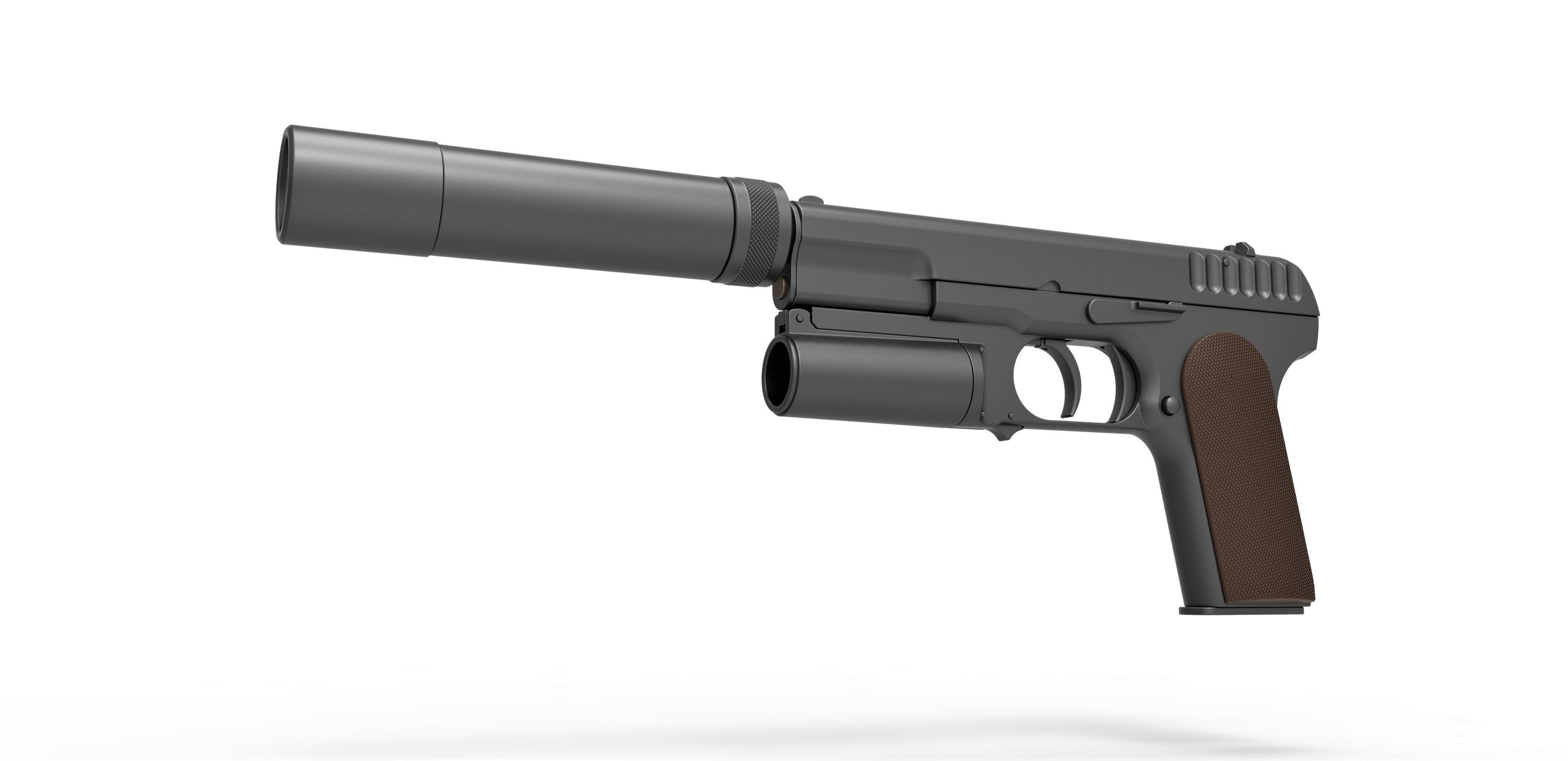 Standard issue pistol of Kingsman agents 3D model_15