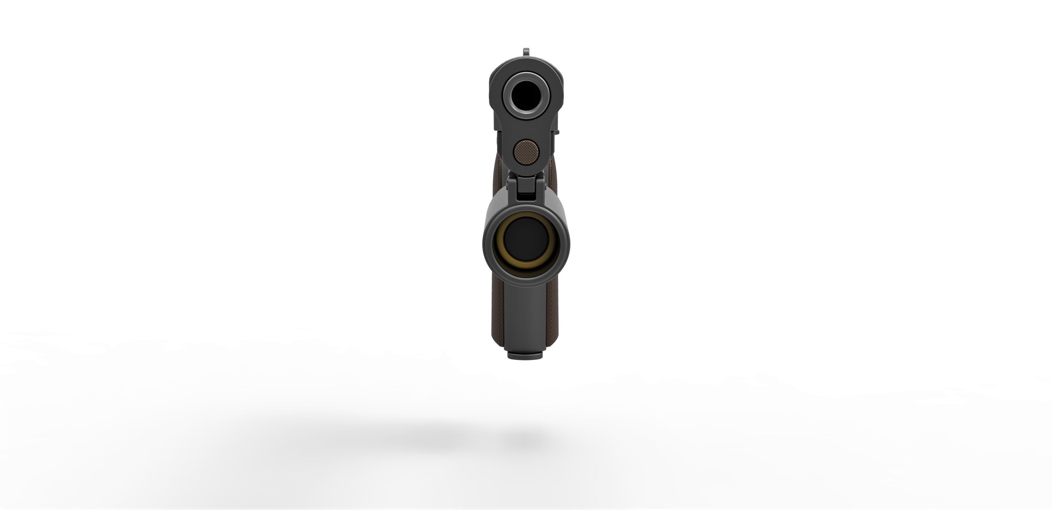 Standard issue pistol of Kingsman agents 3D model_4