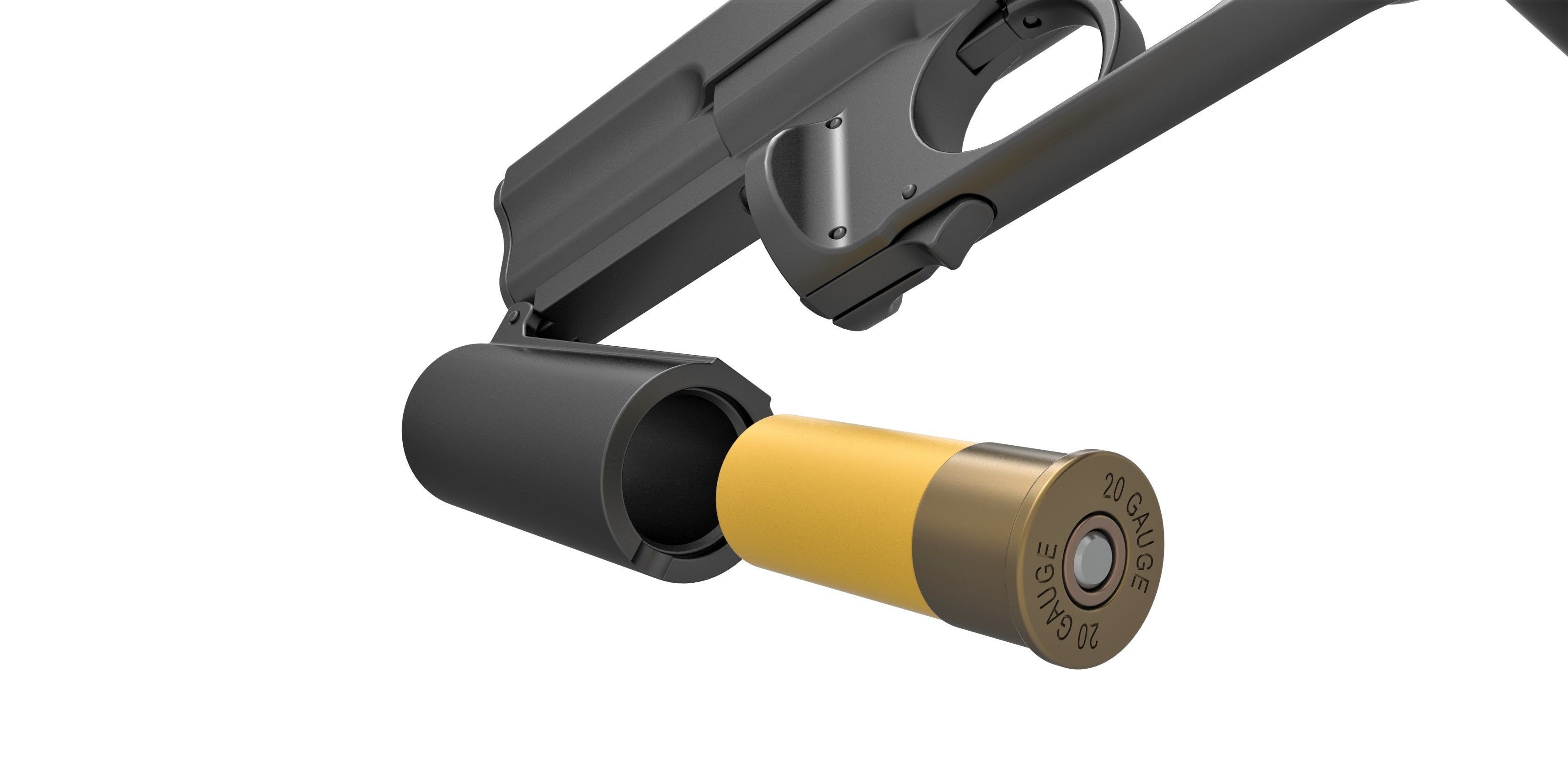 Standard issue pistol of Kingsman agents 3D model_22