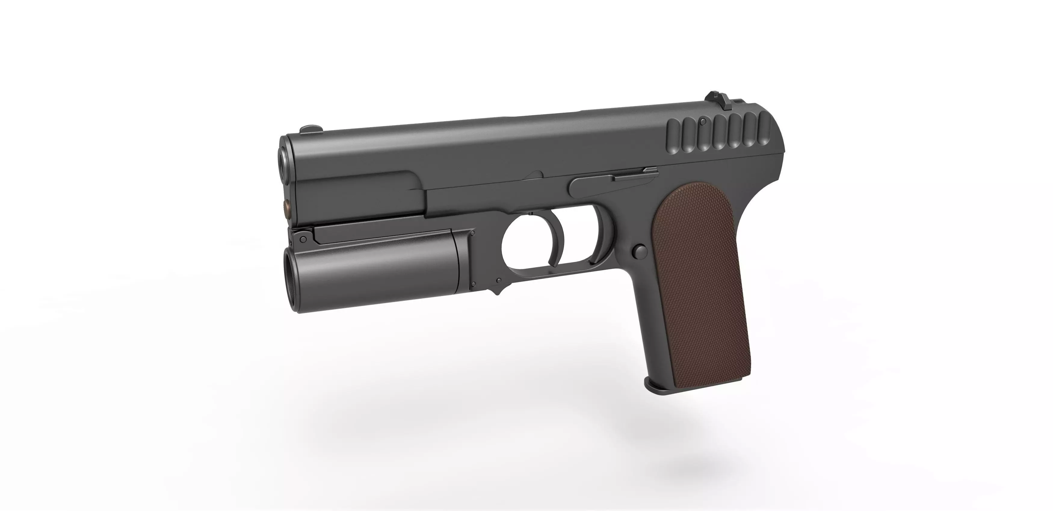 Standard issue pistol of Kingsman agents 3D model_0