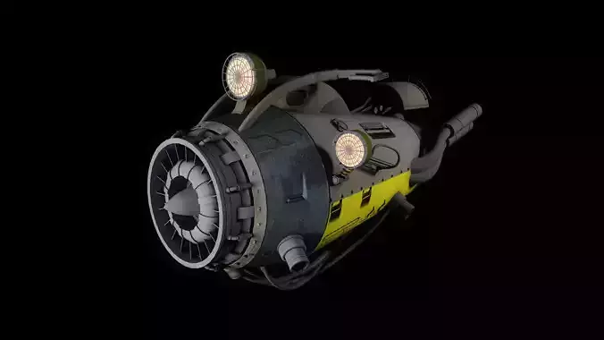 Bike SCIFI 3D model