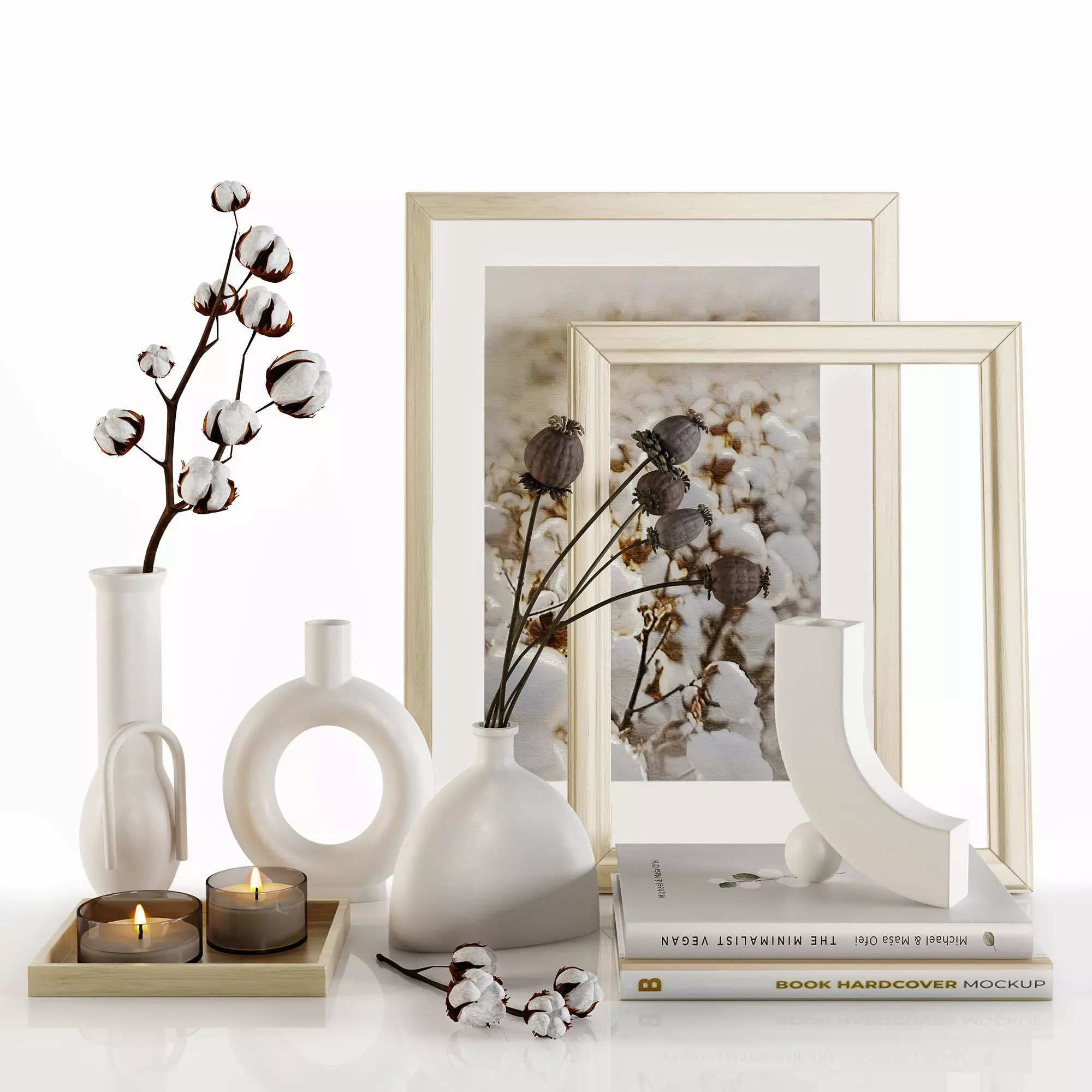 Decorative set w007 3D model_0