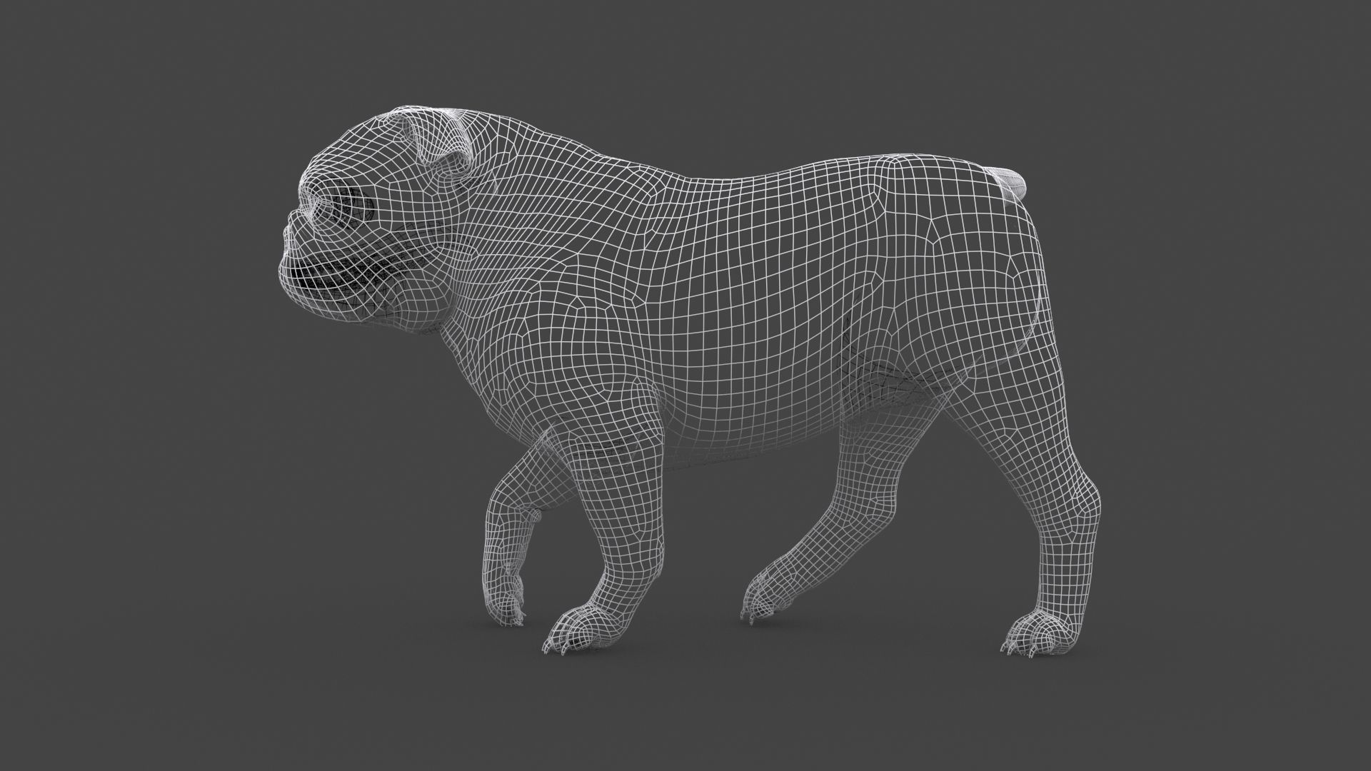 FEBU-003 Walking Animation 3D model_5