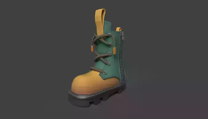 3d Boots cartoon 