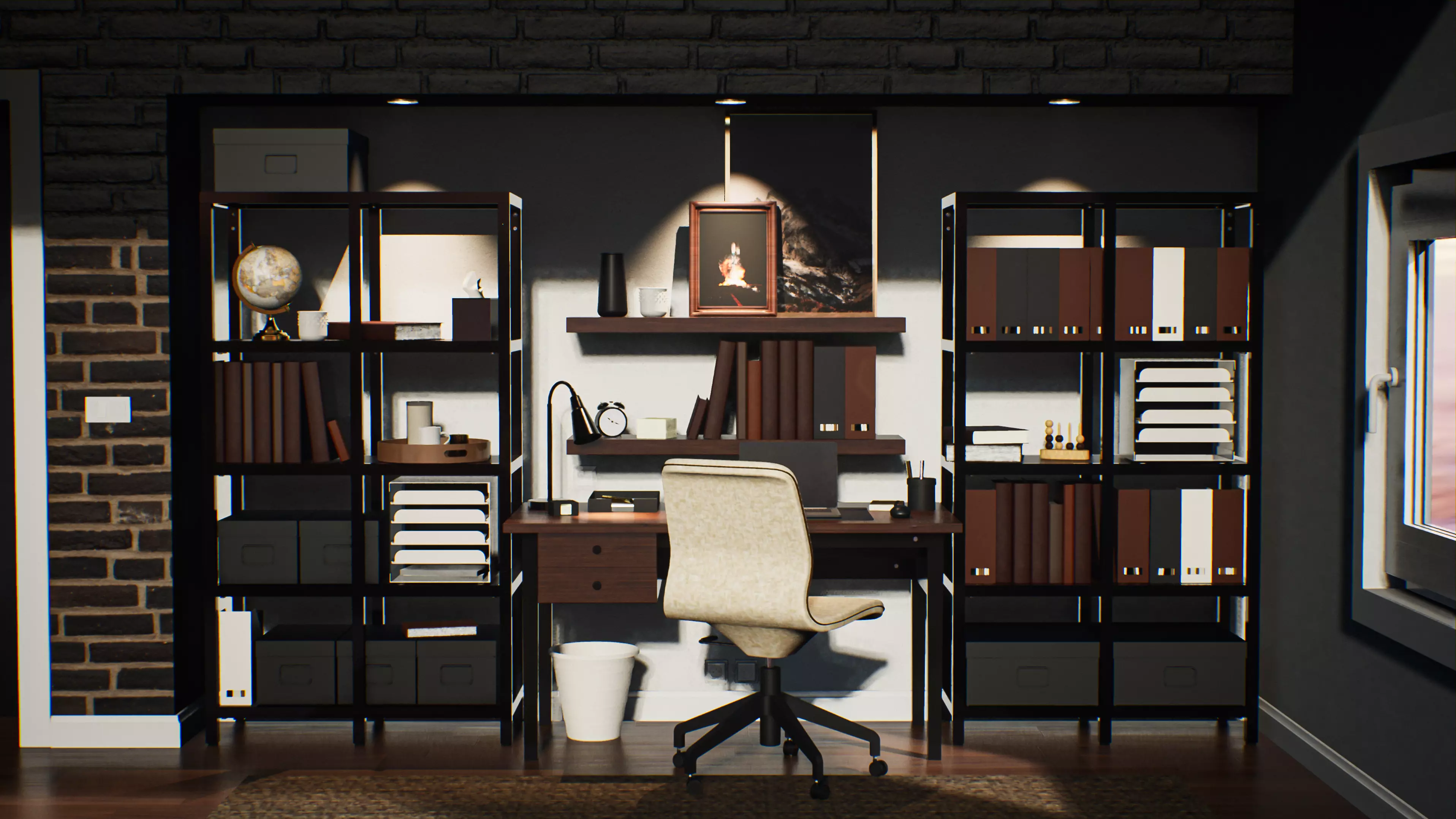 Office Workplace 3D model