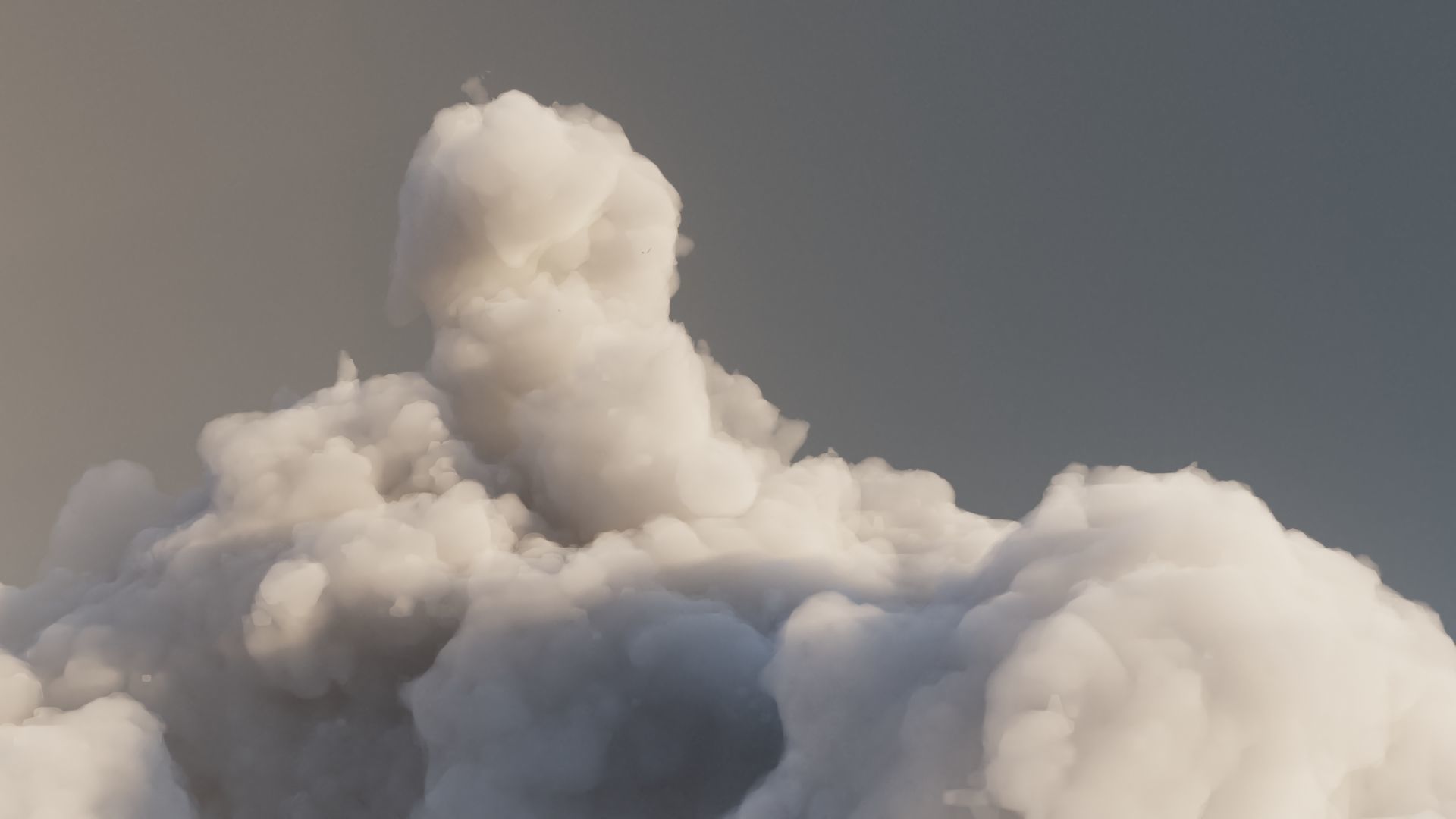 Cloud Polygon Blender 4 3D model_5