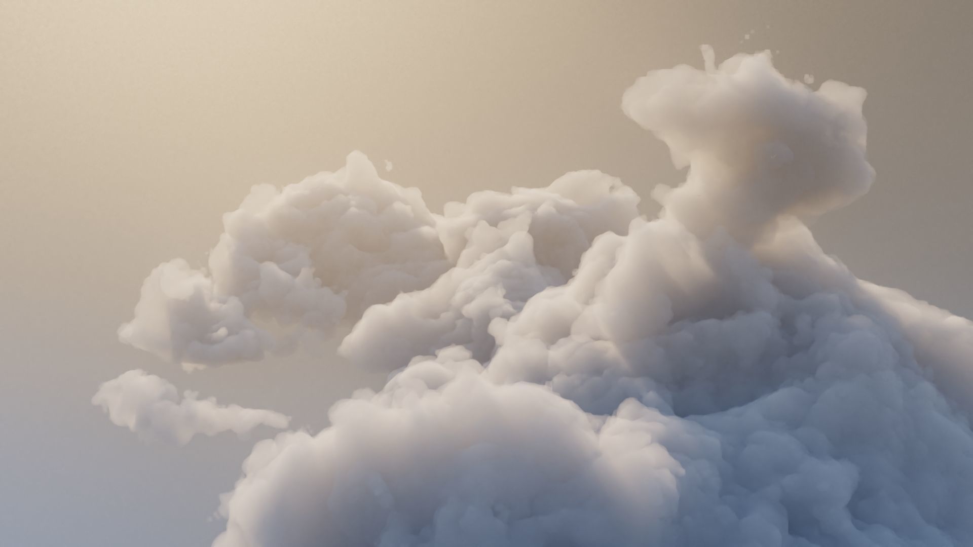 Cloud Polygon Blender 4 3D model_8