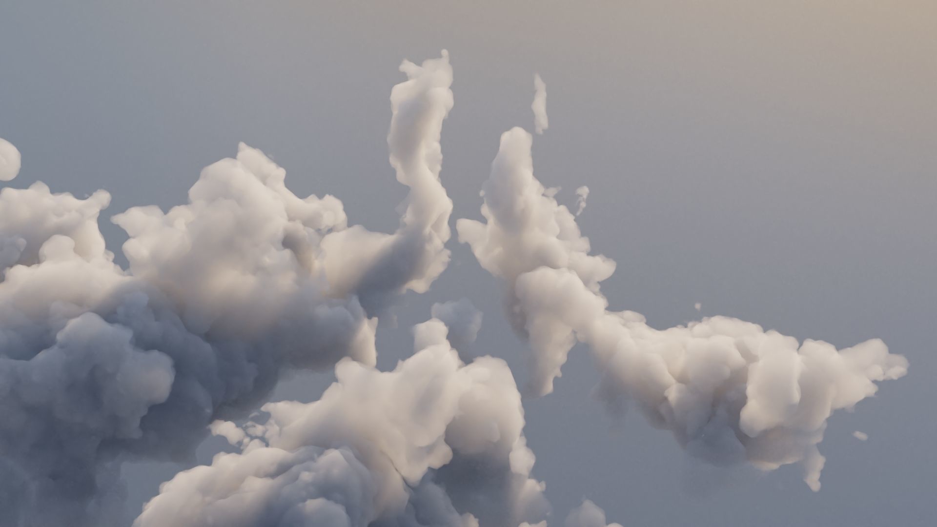 Cloud Polygon Blender 5 3D model_0
