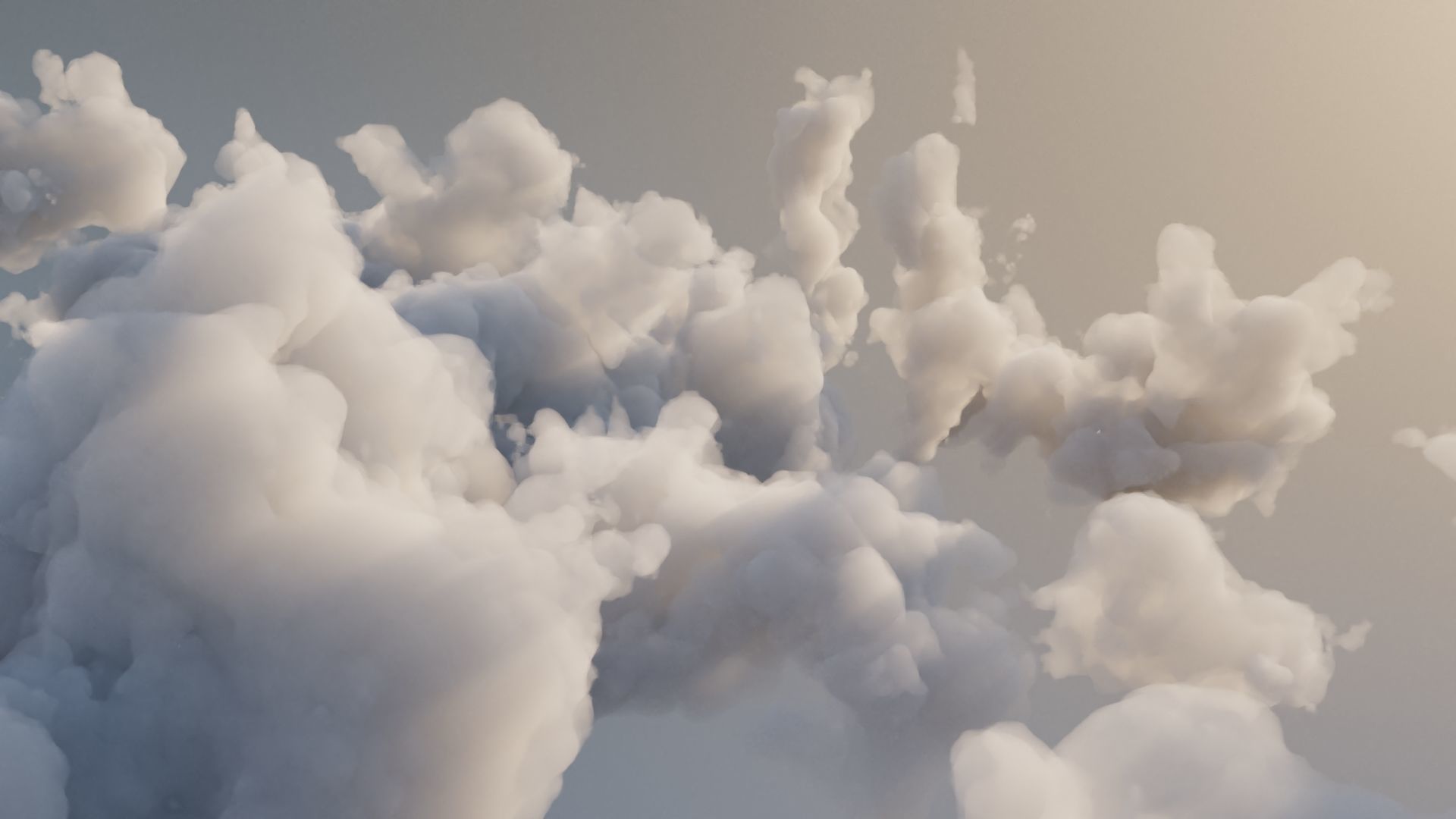 Cloud Polygon Blender 5 3D model_4