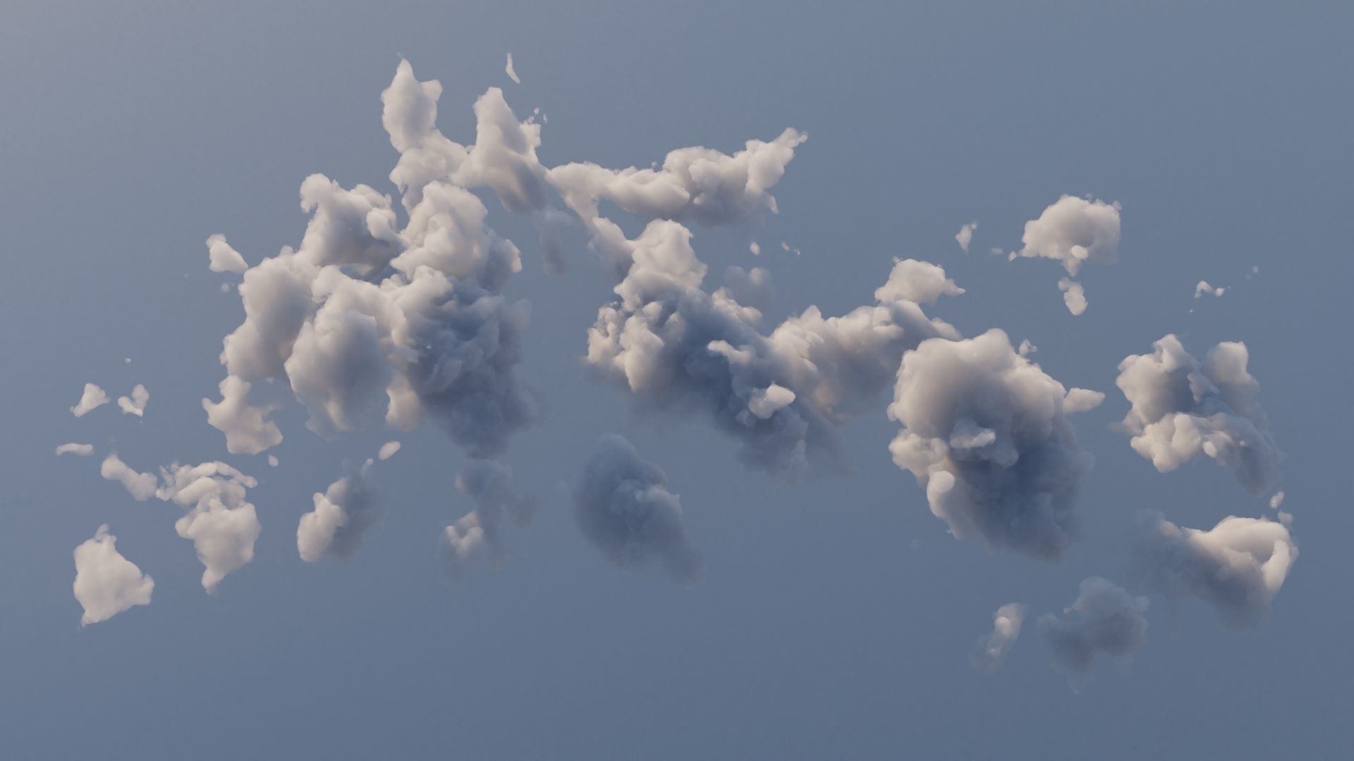 Cloud Polygon Blender 5 3D model_1