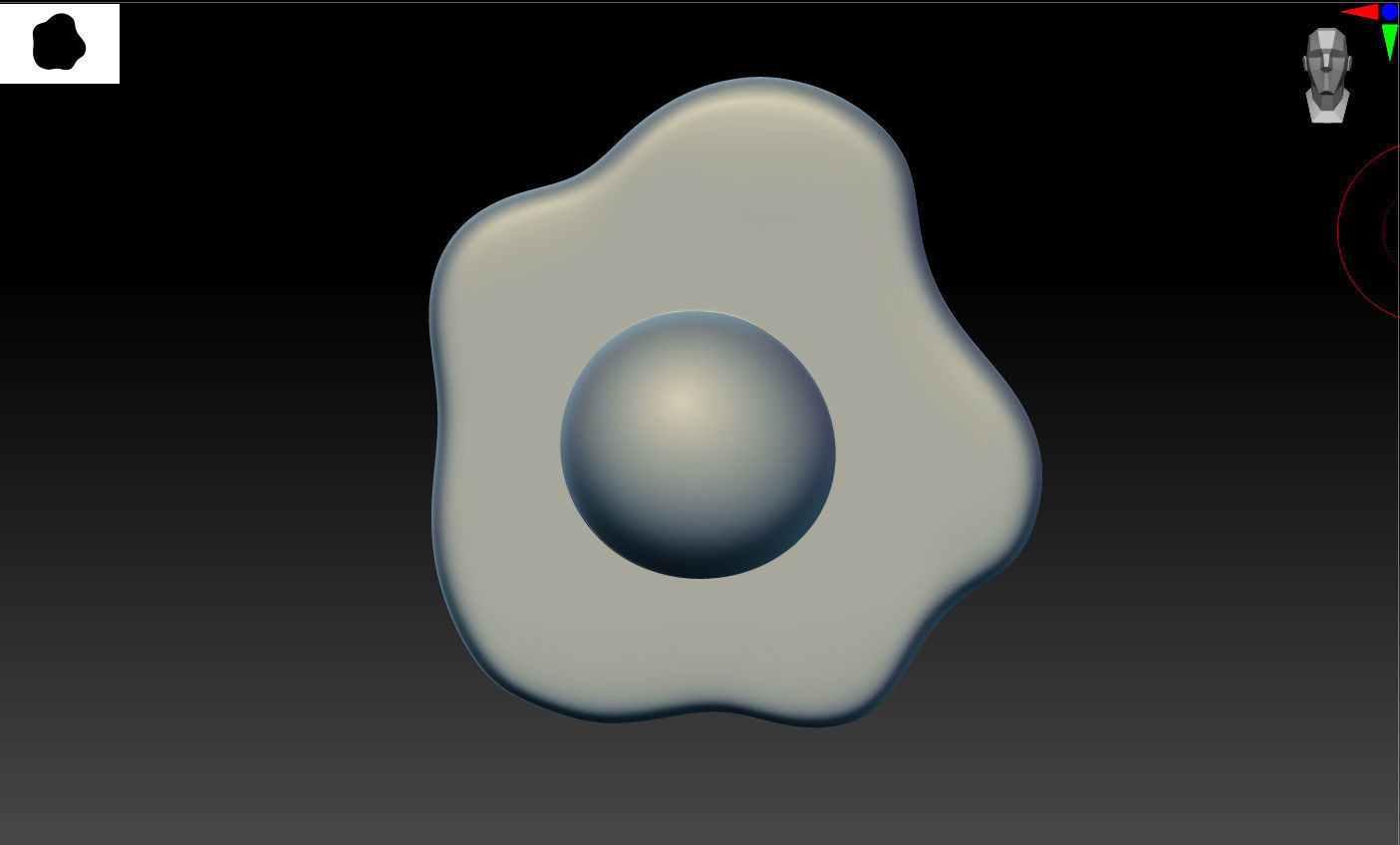 Fried eggs earrings ready for 3D printing 3D print model_9